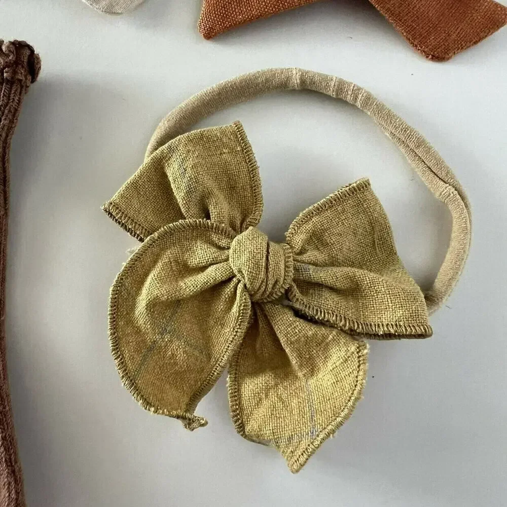 Earthtone Accessory Bundle - Bows & Socks
